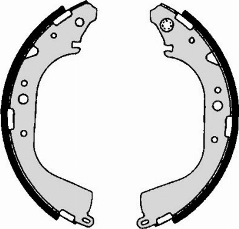 TECDRIVE TMP0025 - Set saboti frana allinparts.ro