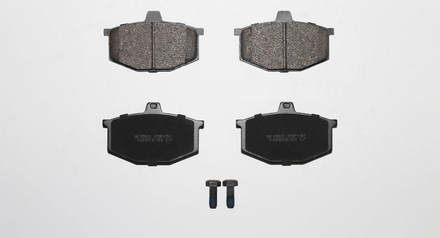 TECDRIVE TPF0197 - Set placute frana,frana disc - allinparts.ro