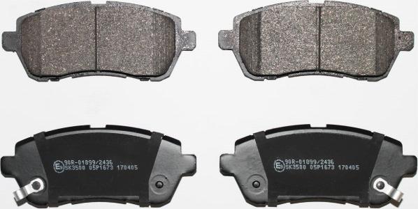 TECDRIVE TPF0353 - Set placute frana,frana disc - allinparts.ro