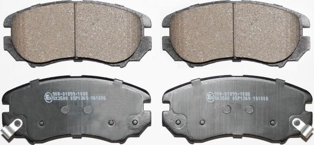 TECDRIVE TPF0369 - Set placute frana,frana disc allinparts.ro