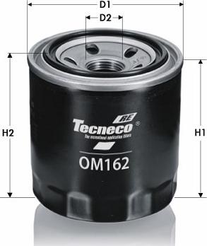 Tecneco Filters OM162 - Filtru ulei allinparts.ro