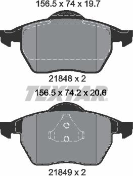 Textar 89003800 - Set frana, frana disc allinparts.ro