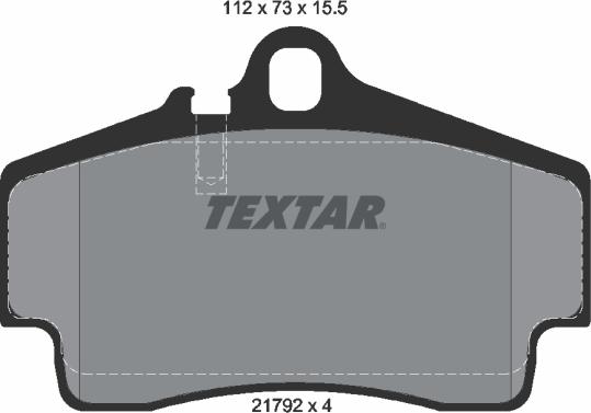 Textar 2179203 - Set placute frana,frana disc allinparts.ro