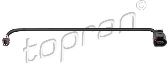 Topran 114 337 - Senzor de avertizare,uzura placute de frana allinparts.ro