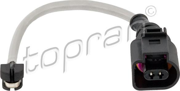 Topran 115 816 - Senzor de avertizare,uzura placute de frana allinparts.ro