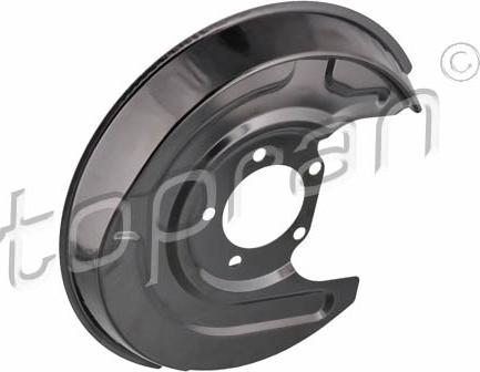 Topran 116 443 - Protectie stropire,disc frana allinparts.ro