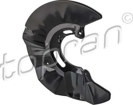 Topran 116 827 - Protectie stropire,disc frana allinparts.ro