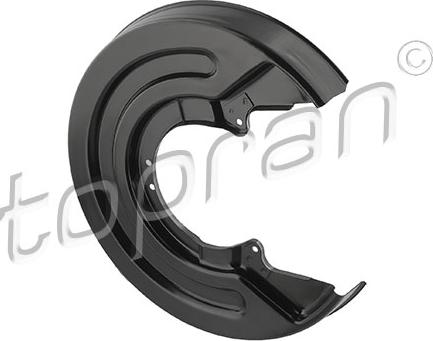 Topran 117 977 - Protectie stropire,disc frana allinparts.ro