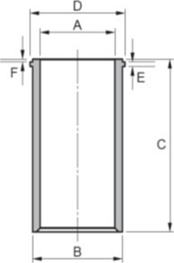 TPR 0810F - Camasa cilindru - allinparts.ro