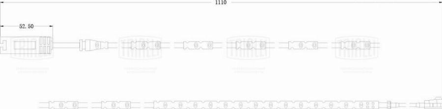 Trialli PFS 0067 - Senzor de avertizare,uzura placute de frana - allinparts.ro