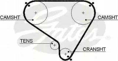 Triscan 8645 5146 - Curea de distributie - allinparts.ro