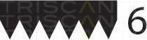 Triscan 8640 602160 - Curea transmisie cu caneluri - allinparts.ro
