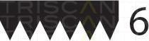 Triscan 8640 602345 - Curea transmisie cu caneluri allinparts.ro