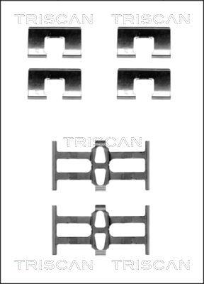 Triscan 8105 401614 - Set accesorii, placute frana - allinparts.ro