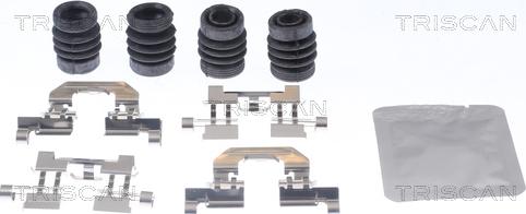 Triscan 8105 501589 - Set accesorii, placute frana - allinparts.ro