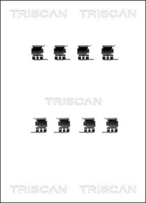 Triscan 8105 691616 - Set accesorii, placute frana - allinparts.ro