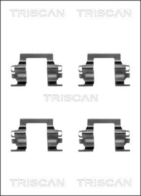 Triscan 8105 601609 - Set accesorii, placute frana allinparts.ro