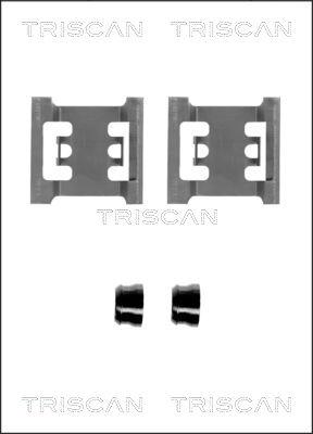 Triscan 8105 161611 - Set accesorii, placute frana allinparts.ro