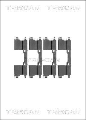 Triscan 8105 101599 - Set accesorii, placute frana allinparts.ro