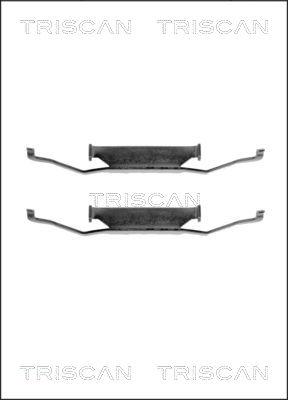Triscan 8105 101595 - Set accesorii, placute frana - allinparts.ro