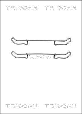 Triscan 8105 101508 - Set accesorii, placute frana allinparts.ro
