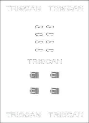 Triscan 8105 101507 - Set accesorii, placute frana allinparts.ro