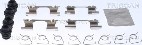 Triscan 8105 101666 - Set accesorii, placute frana - allinparts.ro
