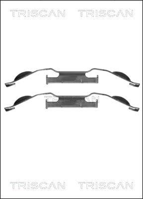 Triscan 8105 101611 - Set accesorii, placute frana - allinparts.ro