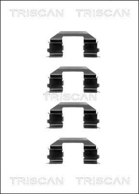 Triscan 8105 101621 - Set accesorii, placute frana allinparts.ro