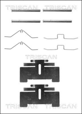 Triscan 8105 101244 - Set accesorii, placute frana allinparts.ro