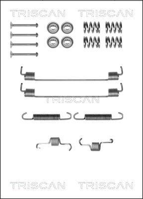 Triscan 8105 102596 - Set accesorii, sabot de frana allinparts.ro