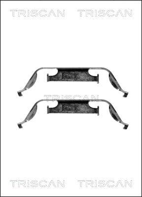 Triscan 8105 111613 - Set accesorii, placute frana - allinparts.ro