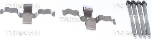 Triscan 8105 111631 - Set accesorii, placute frana - allinparts.ro