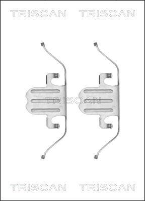 Triscan 8105 111620 - Set accesorii, placute frana - allinparts.ro