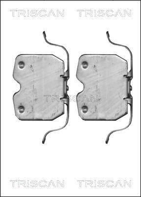 Triscan 8105 111621 - Set accesorii, placute frana - allinparts.ro