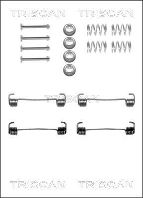 Triscan 8105 112058 - Set accesorii, saboti frana parcare - allinparts.ro