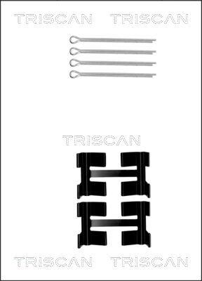 Triscan 8105 171002 - Set accesorii, placute frana - allinparts.ro