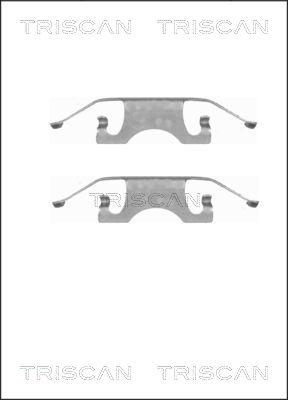 Triscan 8105 231594 - Set accesorii, placute frana allinparts.ro