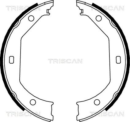 Triscan 8100 11638 - Set saboti frana - allinparts.ro