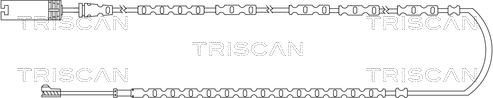 Triscan 8115 11046 - Senzor de avertizare,uzura placute de frana - allinparts.ro
