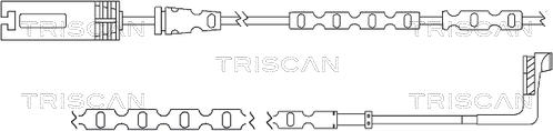 Triscan 8115 11055 - Senzor de avertizare,uzura placute de frana - allinparts.ro