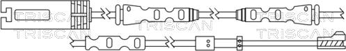 Triscan 8115 11065 - Senzor de avertizare,uzura placute de frana - allinparts.ro
