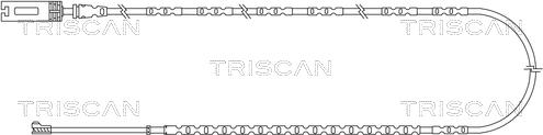 Triscan 8115 11066 - Senzor de avertizare,uzura placute de frana - allinparts.ro