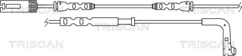 Triscan 8115 11035 - Senzor de avertizare,uzura placute de frana - allinparts.ro