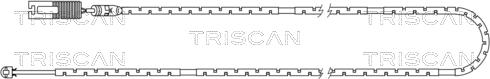 Triscan 8115 11031 - Senzor de avertizare,uzura placute de frana - allinparts.ro