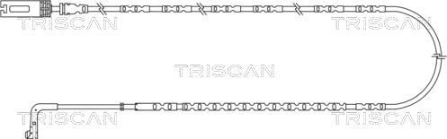 Triscan 8115 11032 - Senzor de avertizare,uzura placute de frana - allinparts.ro