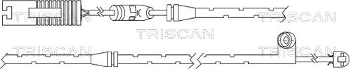 Triscan 8115 11037 - Senzor de avertizare,uzura placute de frana - allinparts.ro
