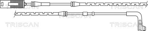 Triscan 8115 11029 - Senzor de avertizare,uzura placute de frana - allinparts.ro