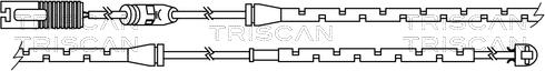 Triscan 8115 11020 - Senzor de avertizare,uzura placute de frana - allinparts.ro
