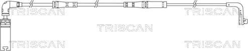 Triscan 8115 11027 - Senzor de avertizare,uzura placute de frana - allinparts.ro